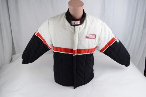 Rjs racing fire suit jacket 2016 3-2a/15 white black red craftsman colors