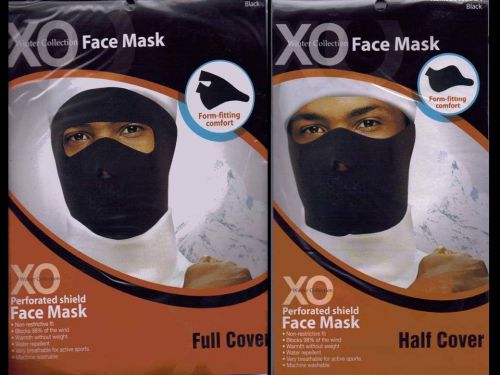 Black neoprene full or half face mask-20105,20103