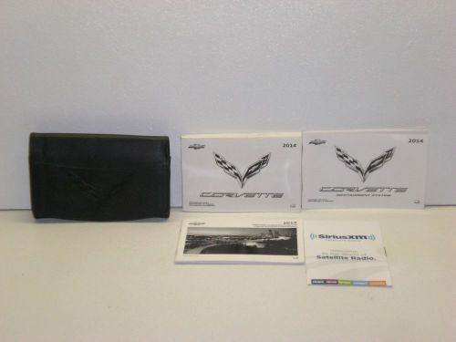 2011 corvette owners manual set with case