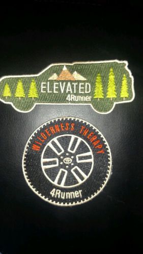 2 toyota 4runner embroidered patches