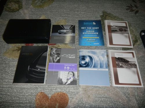 2010 lincoln mks owners manual set + free shipping