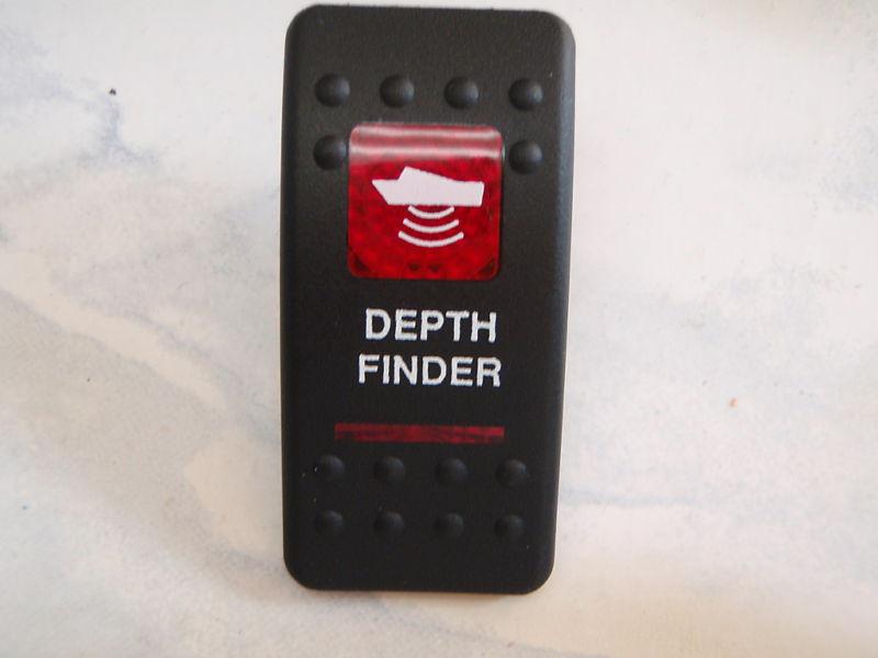 Depth finder actuator black w 2 red lens contura ii 