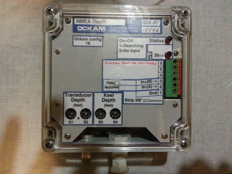 Ockam 028 nmea depth transducer interface box 028b1 028b