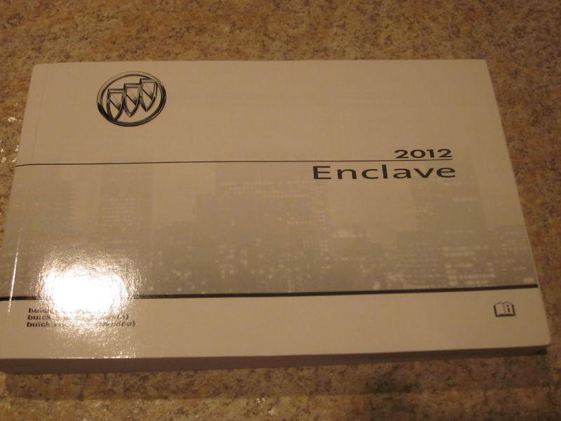 2012 12  buick enclave owners manual