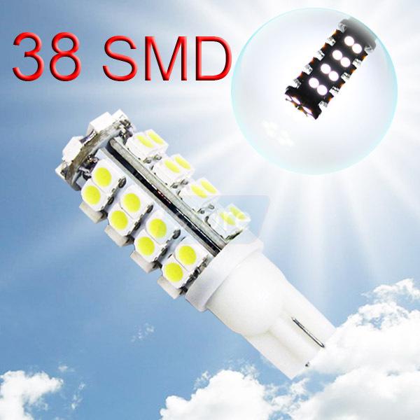 T10 38 smd license plate pure white 194 w5w led car light bulb lamp