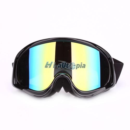New windproof motorcross motorcycle goggles colorful lens glasses black 1210