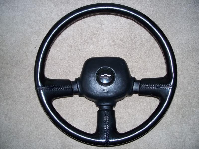 Chevy steering wheel nova camaro malibu gm chevelle vega sport 3 spoke ss 74 79 