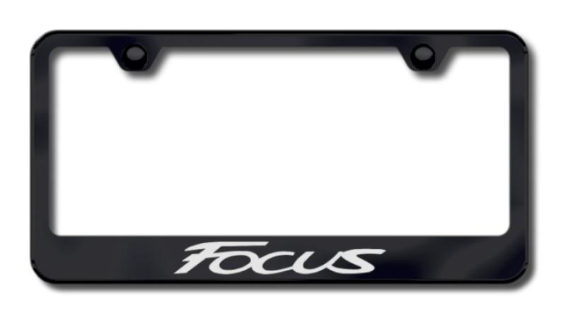 Ford focus laser etched license plate frame-black made in usa genuine