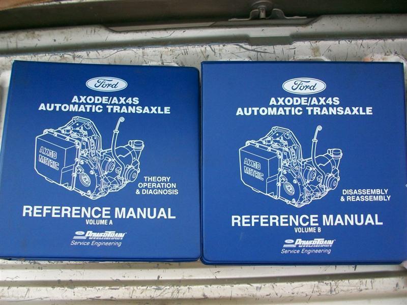 Ford taurus sable windstar continental ax4s axode auto trans reference manual 95