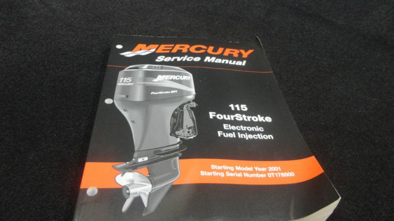 Mercury service manual #90-881980 115 fourstroke electonic fuel injection boat