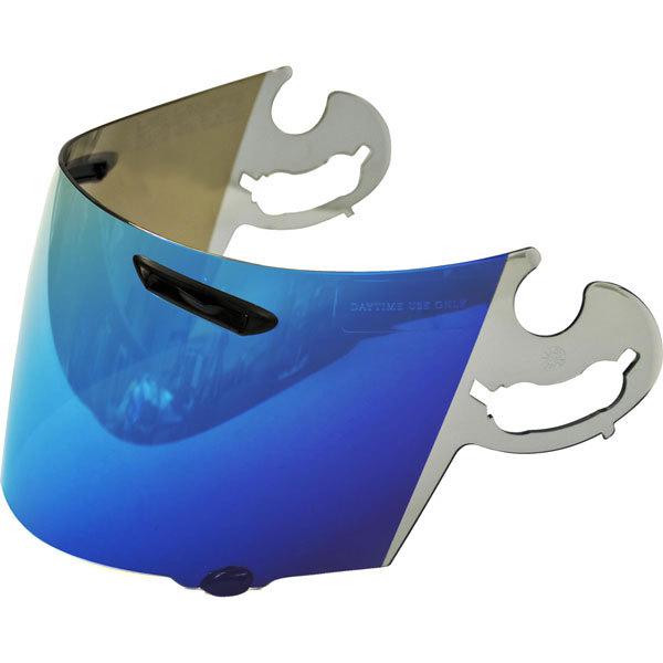Coated blue mirror arai faceshield-vector,quantum 2,rx7 corsair,profile helmet