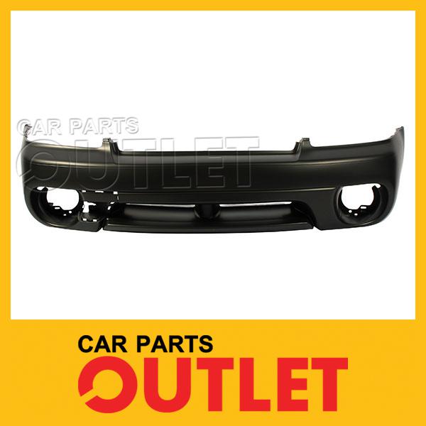 03 04 legacy outback h6 front bumper assembly w/fog hole new plastic raw black