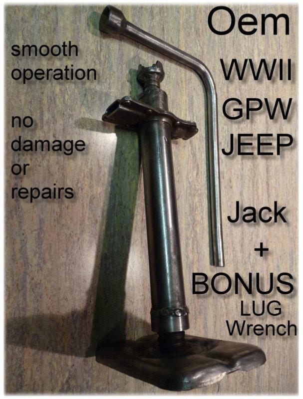 Wwii oem jeep gpw jack willys mb military excellent works great plus bones