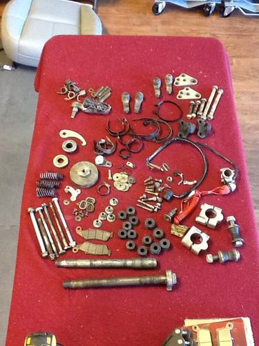 Lot of misc honda parts off many bikes cr500 cr 500 cr500r fits 89-01