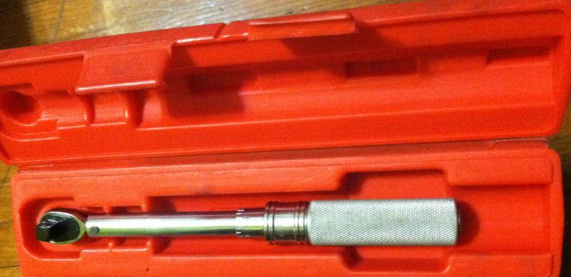 Snap-on tools  3/8 drive torque wrench # qc2r200 in case