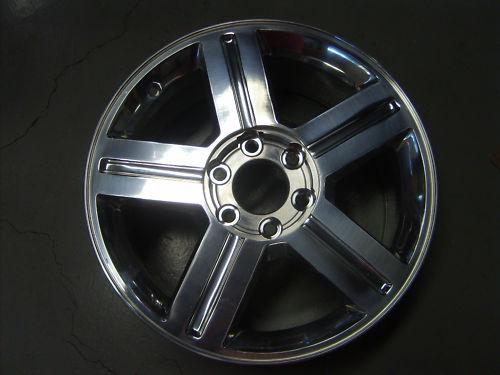 2007-2009 chevy trailblazer wheel, 18x8, 5 spk polished