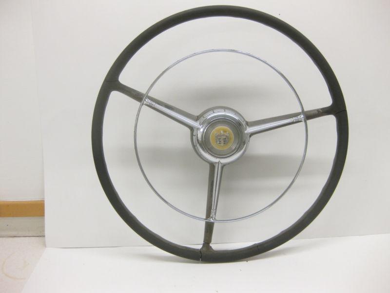 1951 1952 1950 1949 dodge steering wheel & horn ring rare unrestored hotrod 50s