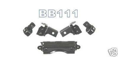 69 camaro rear bumper bracket set 