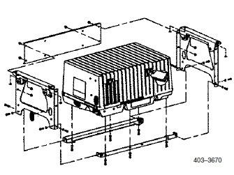 Cummins onan a030x652 generator underfloor mounting kit for microquiet
