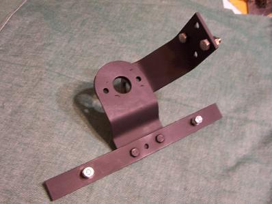 Willys jeep pickup truck left tail light & license plate bracket