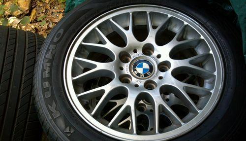 Bmw rims with tires (17inch)  bbs style