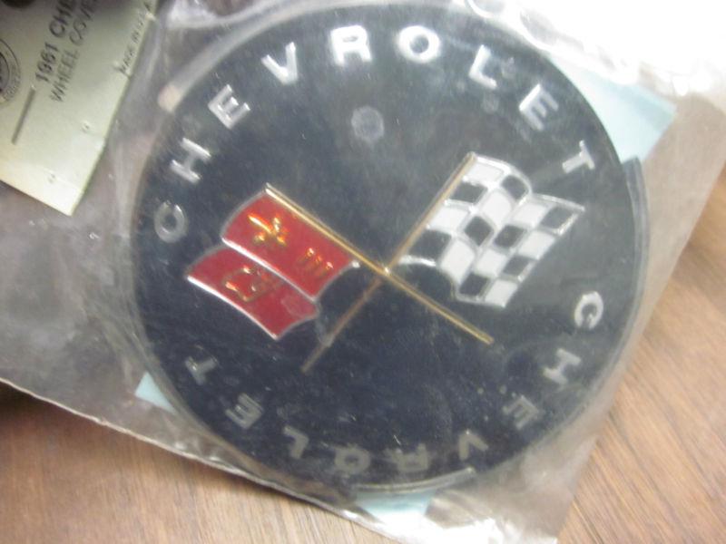 61 impala standard wheel cover emblem