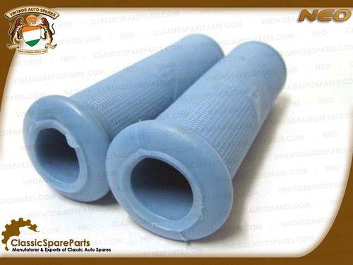 Brand new vespa rare blue color rubber hand grip cover 22mm vbb & old models