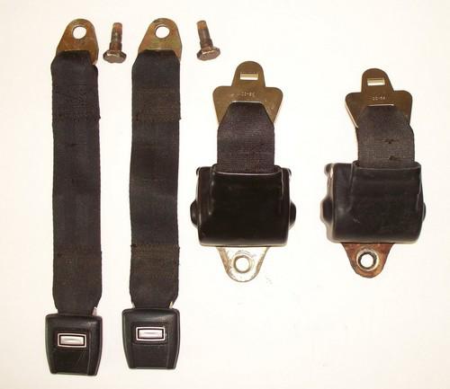 1974 dodge dart / plymouth valiant rear seat belts originals