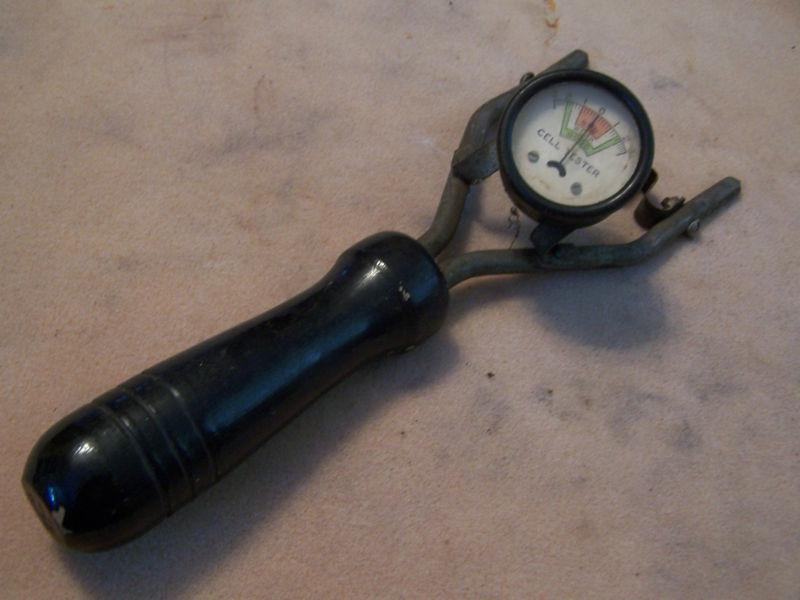 Vintage auto truck car open battery cell  tester made in usa
