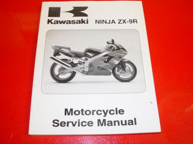Kawasaki ninja zx9r 2000 service manual 99924-1255-01 paperback