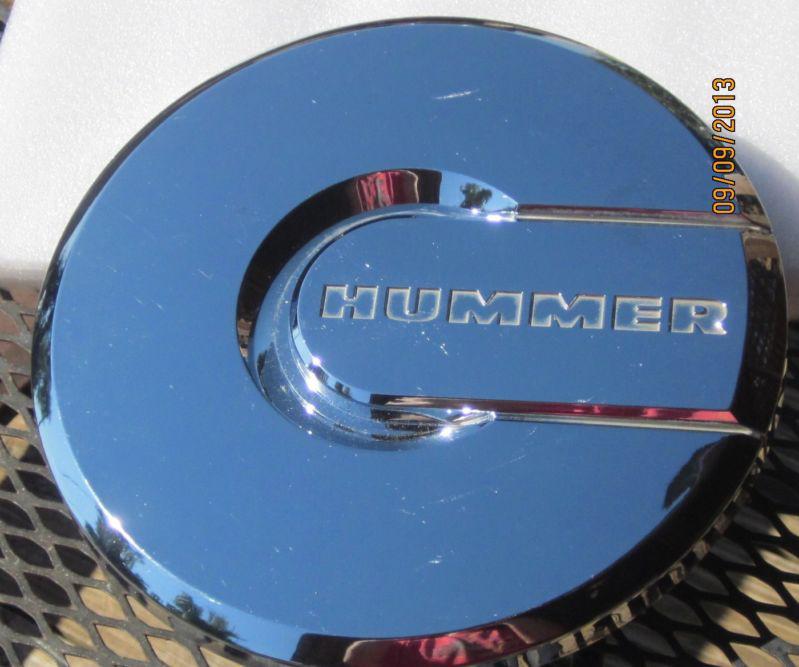 Set of four (4)hummer h2 chrome centercaps factory oem