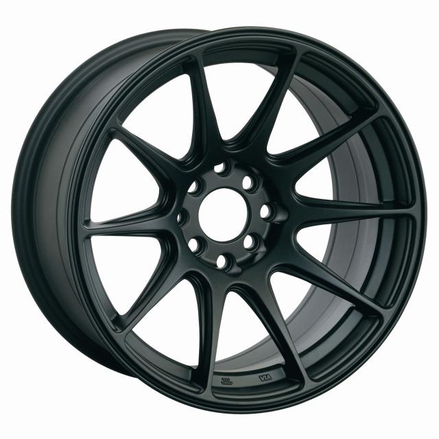 17x9.75" xxr 527 wheels 5x100/114.3 rim 25mm flat black