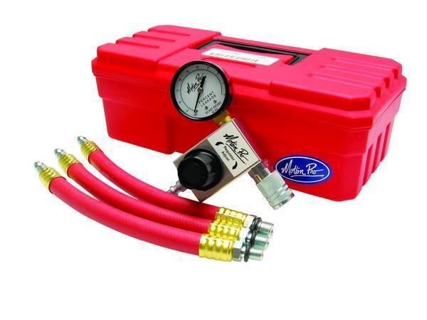 Motion pro 4-stroke leak down tester kit with 10 12 & 14mm spark plug sockets