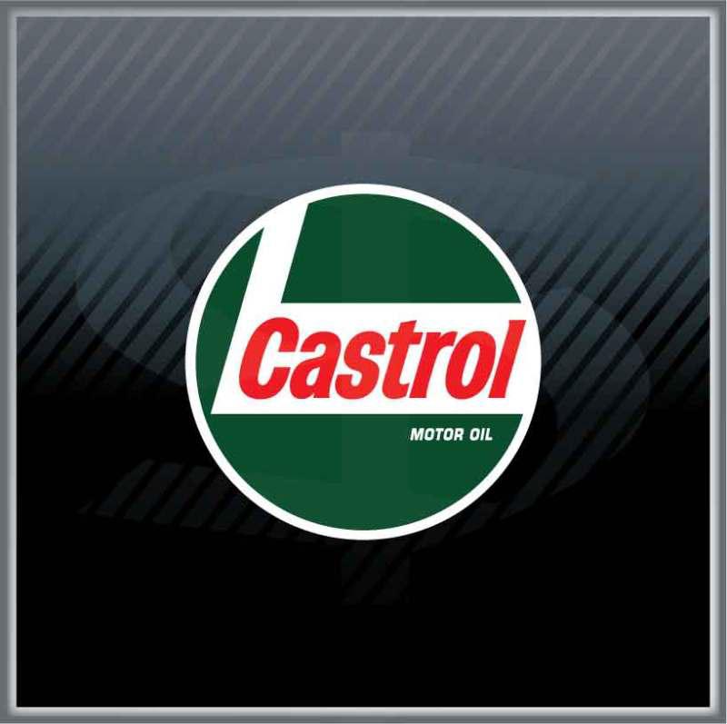 Castrol high performance motor oil car trucks sticker 