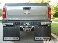 One pair rock tamer mud flaps universal fits 2" ball mount adjustable 67"-97" 