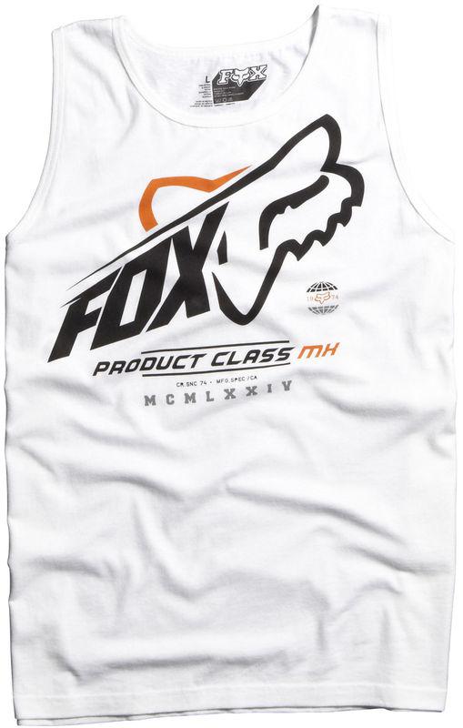 Fox constant shift white tank top shirt motocross shirts mx 2014