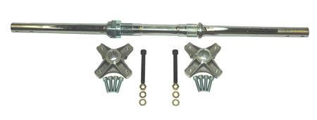 Durablue x-33 eliminator axle with cast hubs yamaha 86-04 warrior 350 yfm350