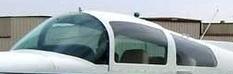 Grumman aa5 series full set ( 1 windshield + 4 side windows)