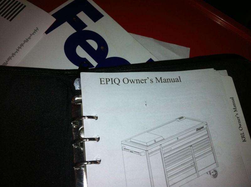 Snap On Red Epiq Triple Bank Tool Box, Hutch, Stainless Top & Locker , US $21,000.00, image 9