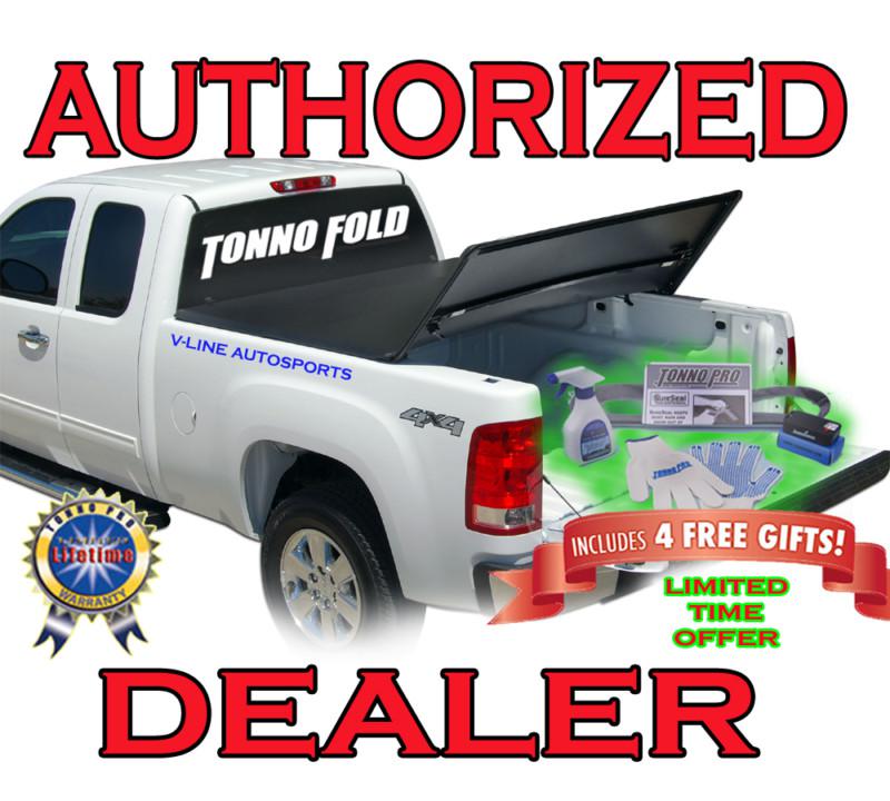 05-13 tacoma s/b shortbed 5' ft - tonno pro bed cover trifold tonno fold bolt on