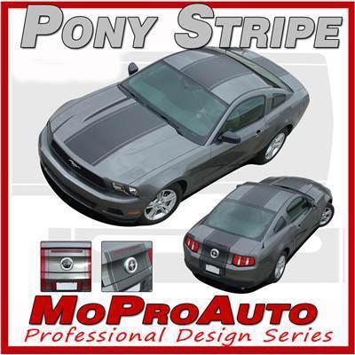 Mustang pony hood center stripe decals graphics 2012 * 3m pro vinyl 770