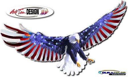 Patriotic eagle graphic 1