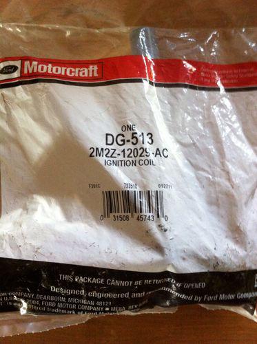 Motorcraft dg-513 ignition coil new in package 2m2z-12029-ac ford mpv