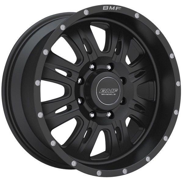 Bmf rehab black wheels 22x10.5 664sb-205818025 stealth in stock 8x180 chevy gmc