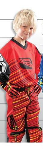 Msr youth gear set jersey pant gloves red yellow new xs s m l xl atv motocross