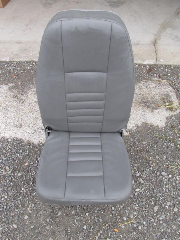 Gray fold up seat