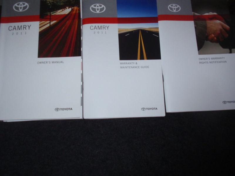 2011 toyota camry owners manual