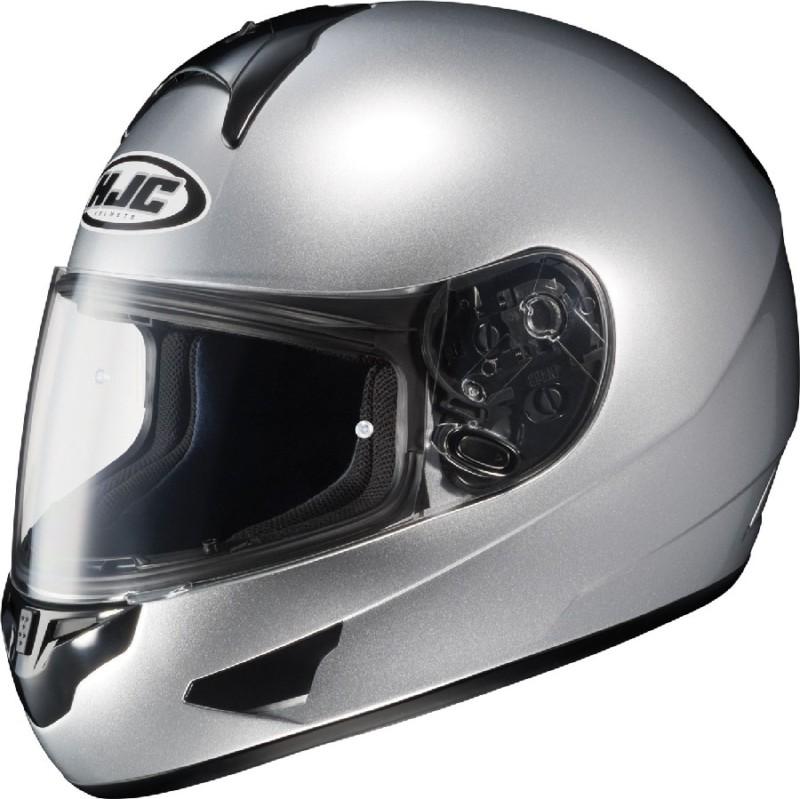 New hjc cl-16 chrome silver motorcycle helmet xl extra large xlg snell full face