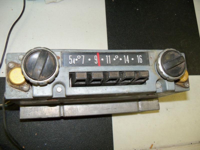 Working original 1960 rambler am radio serviced  04ma