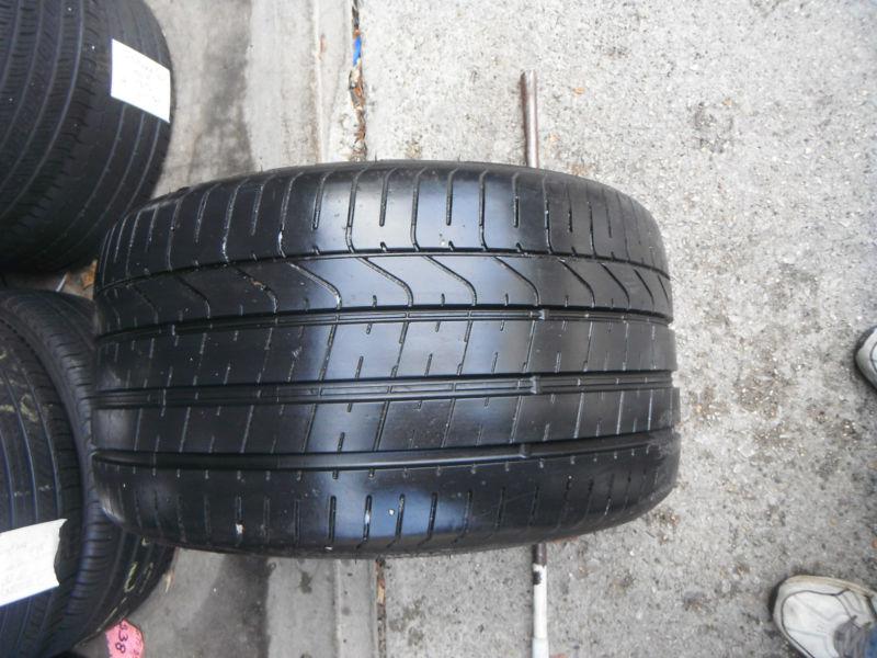 1 excellent 295 30 20 101y pirelli pzero n0 tire 8-8.5/32 porsche